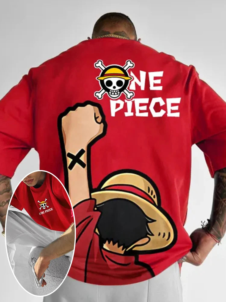One Piece Luffy 3D Tee – Adult & Kids