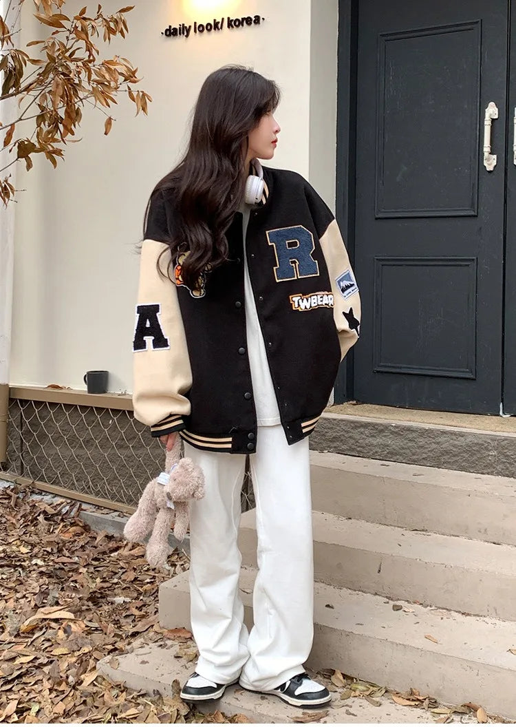 Women's Retro Varsity Jacket – Autumn/Winter