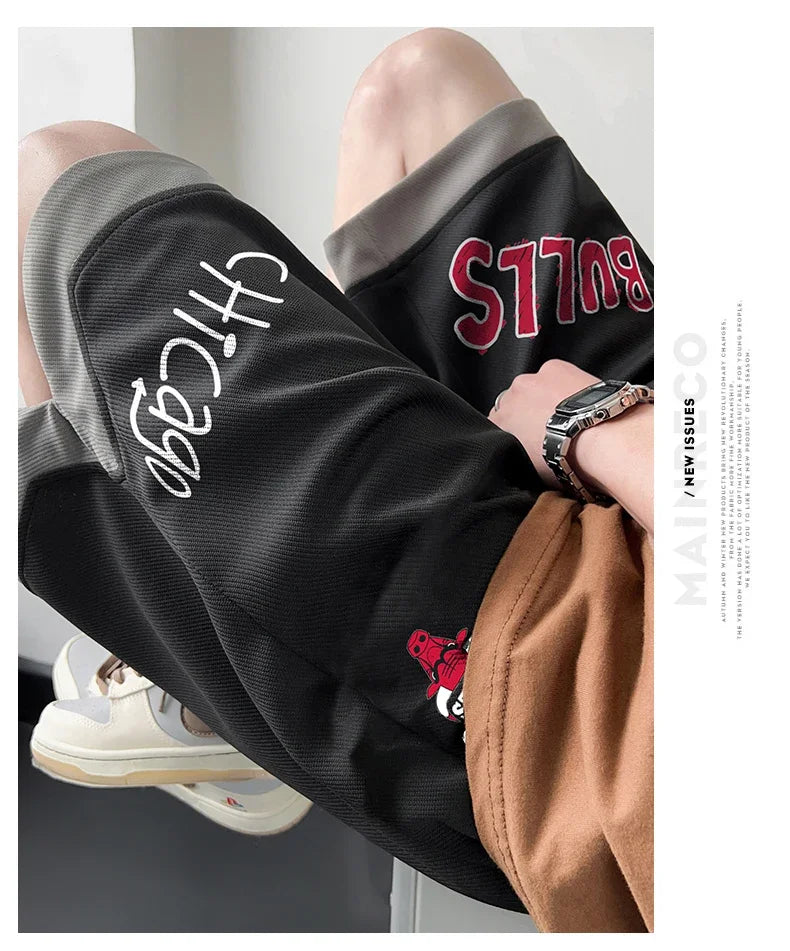 Men’s Oversized Basketball Shorts – Quick Dry & Breathable