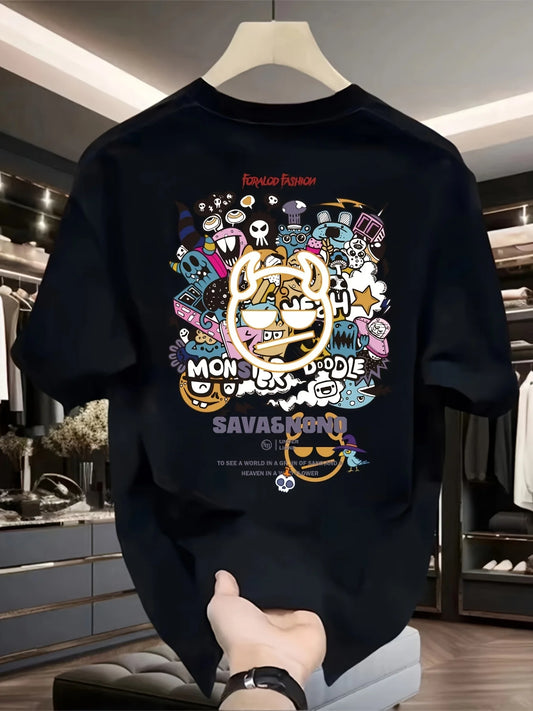 Men’s Heavyweight Cotton Graphic Tee – Breathable & Comfy