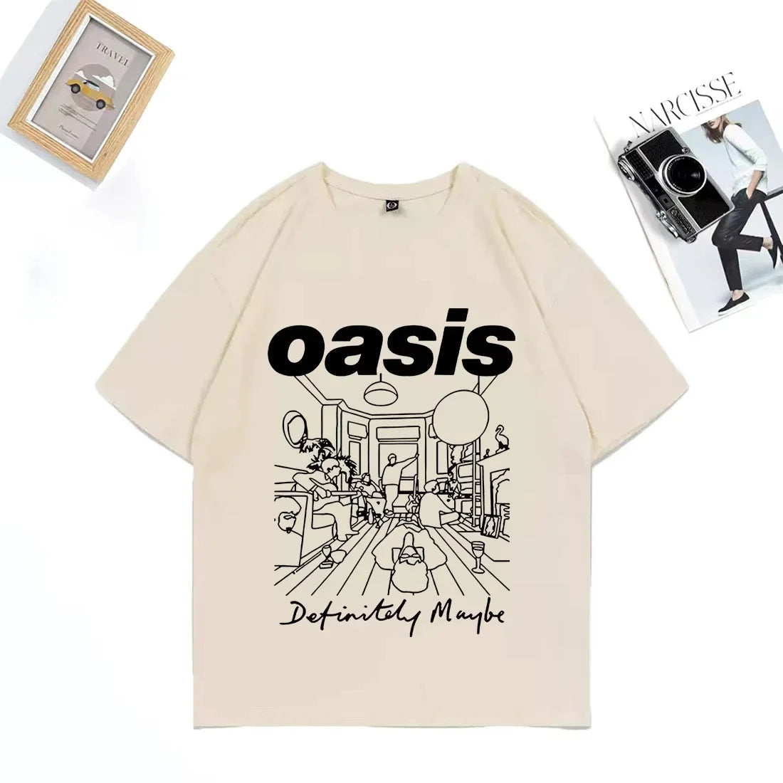 Vintage Band Oversized Tee – Retro Casual