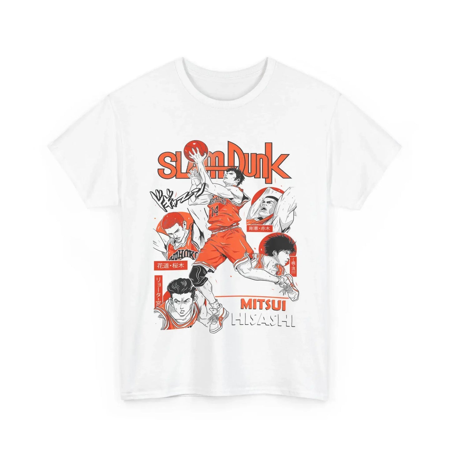 2025 Slam Dunk Oversized Tee – Anime Print
