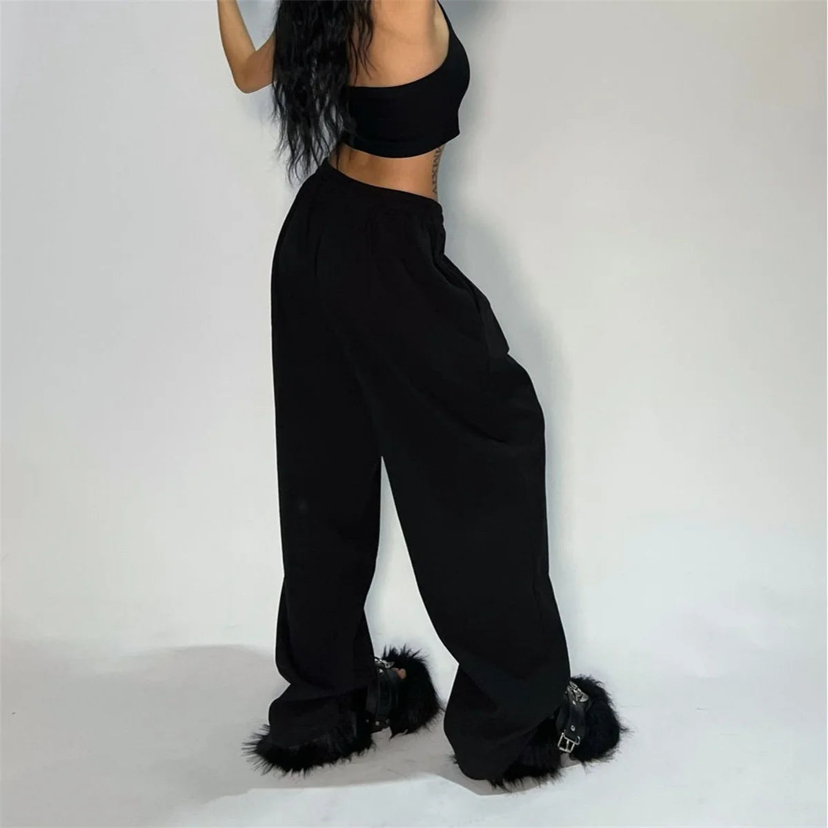 Women's High Waist Joggers – Y2K Street Style