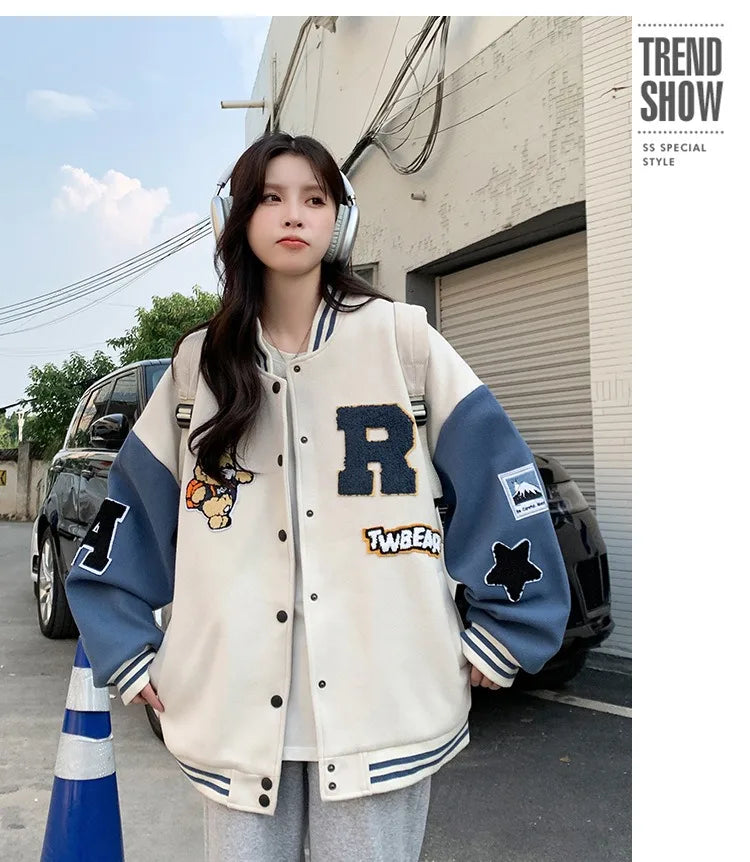 Women's Retro Varsity Jacket – Autumn/Winter