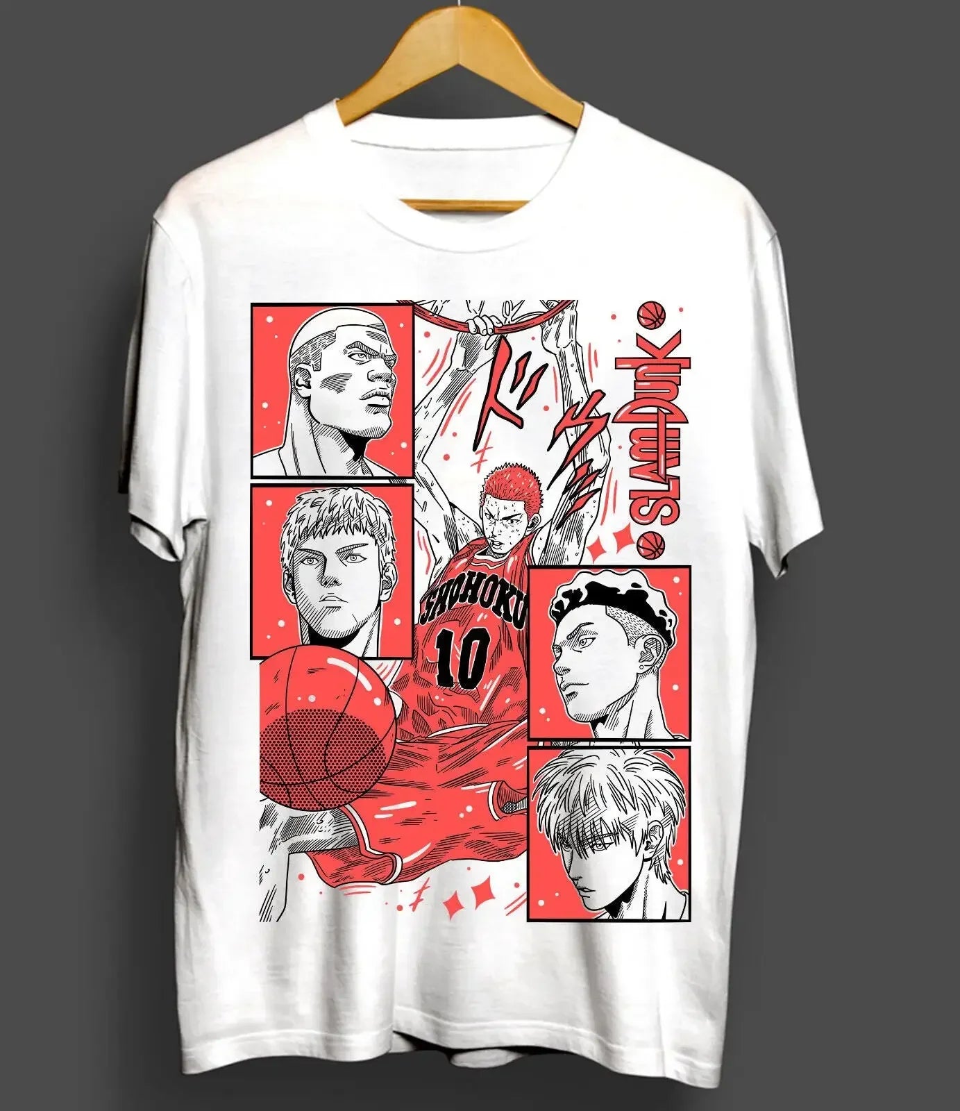 2025 Slam Dunk Oversized Tee – Anime Print
