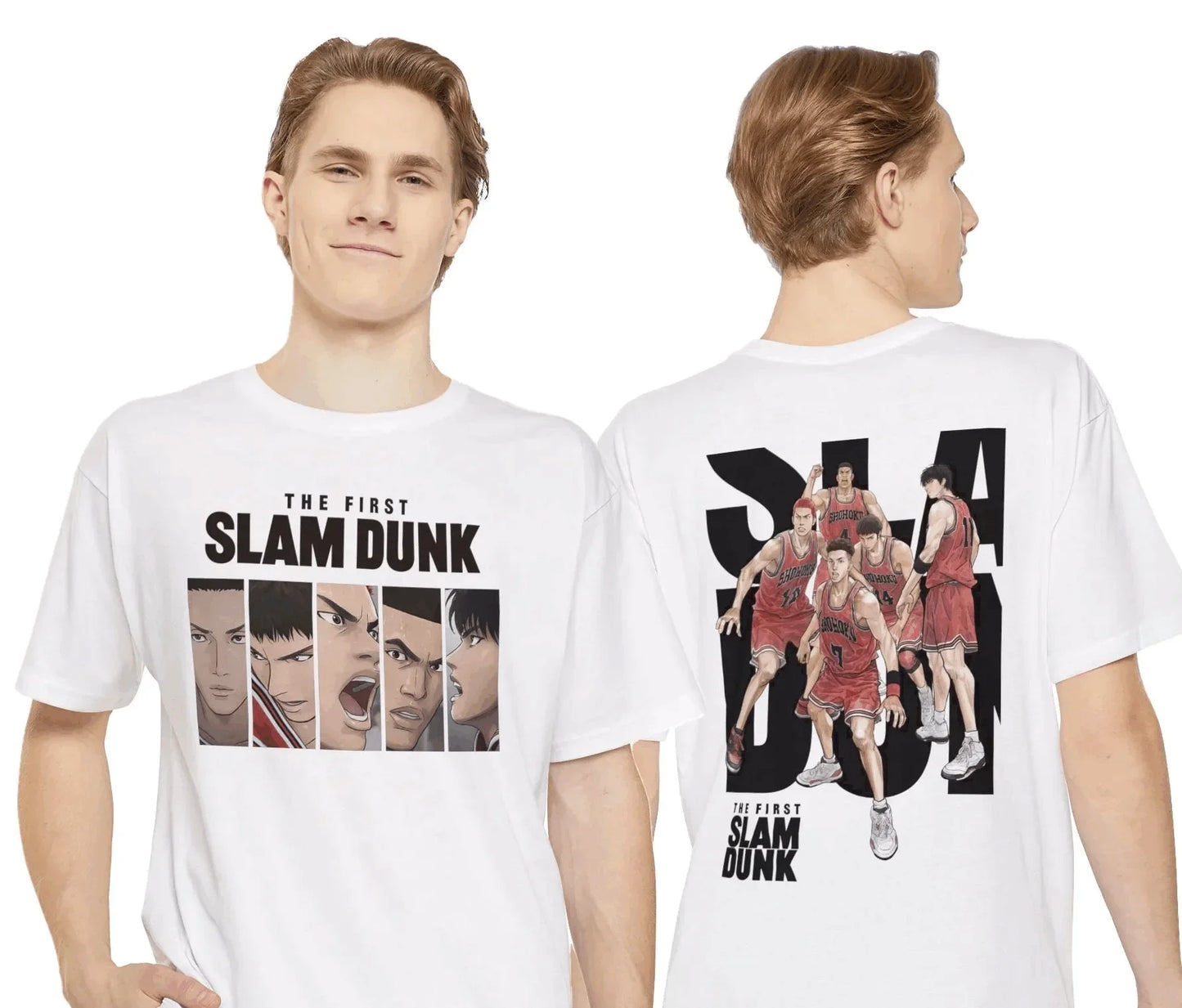 2025 Slam Dunk Oversized Tee – Anime Print