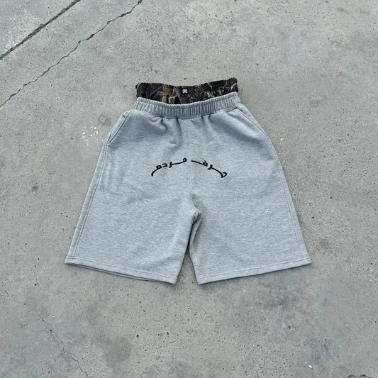 Y2K Double Waist Shorts – Harajuku Street Style