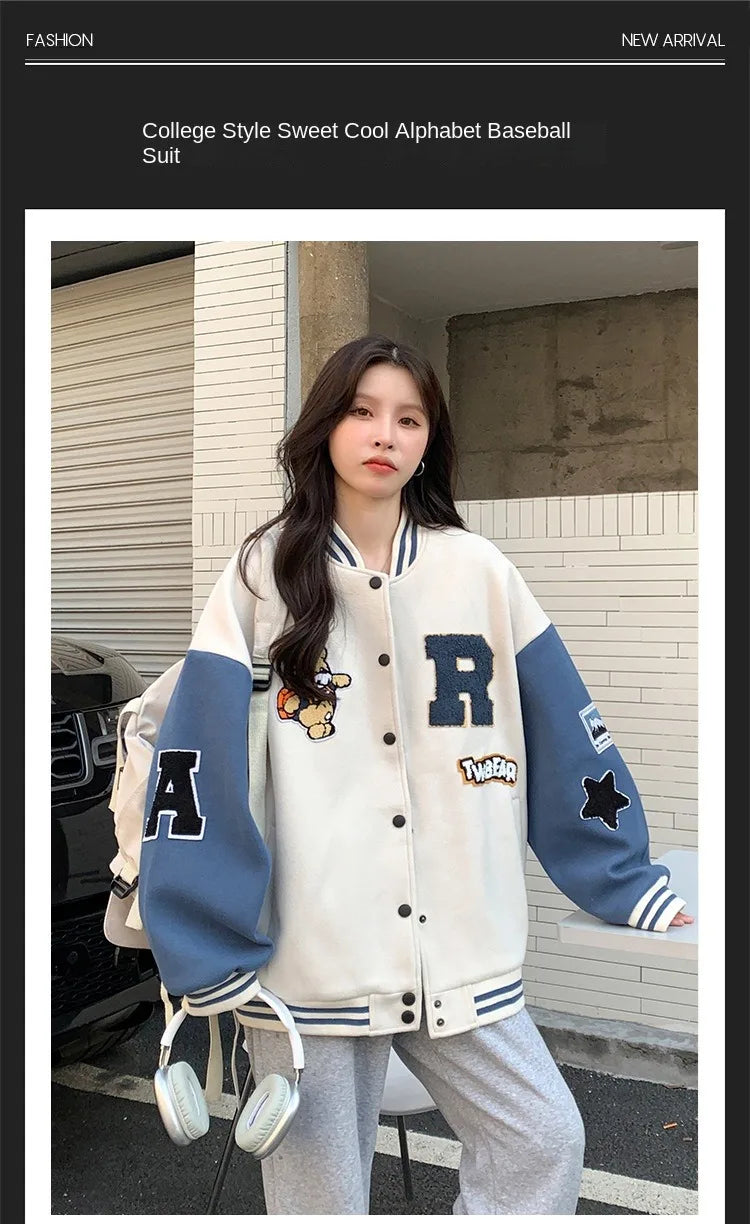 Women's Retro Varsity Jacket – Autumn/Winter