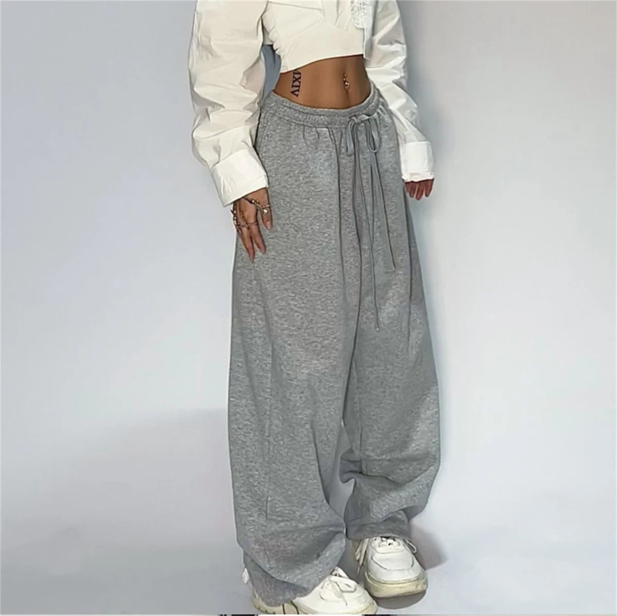 Women's High Waist Joggers – Y2K Street Style