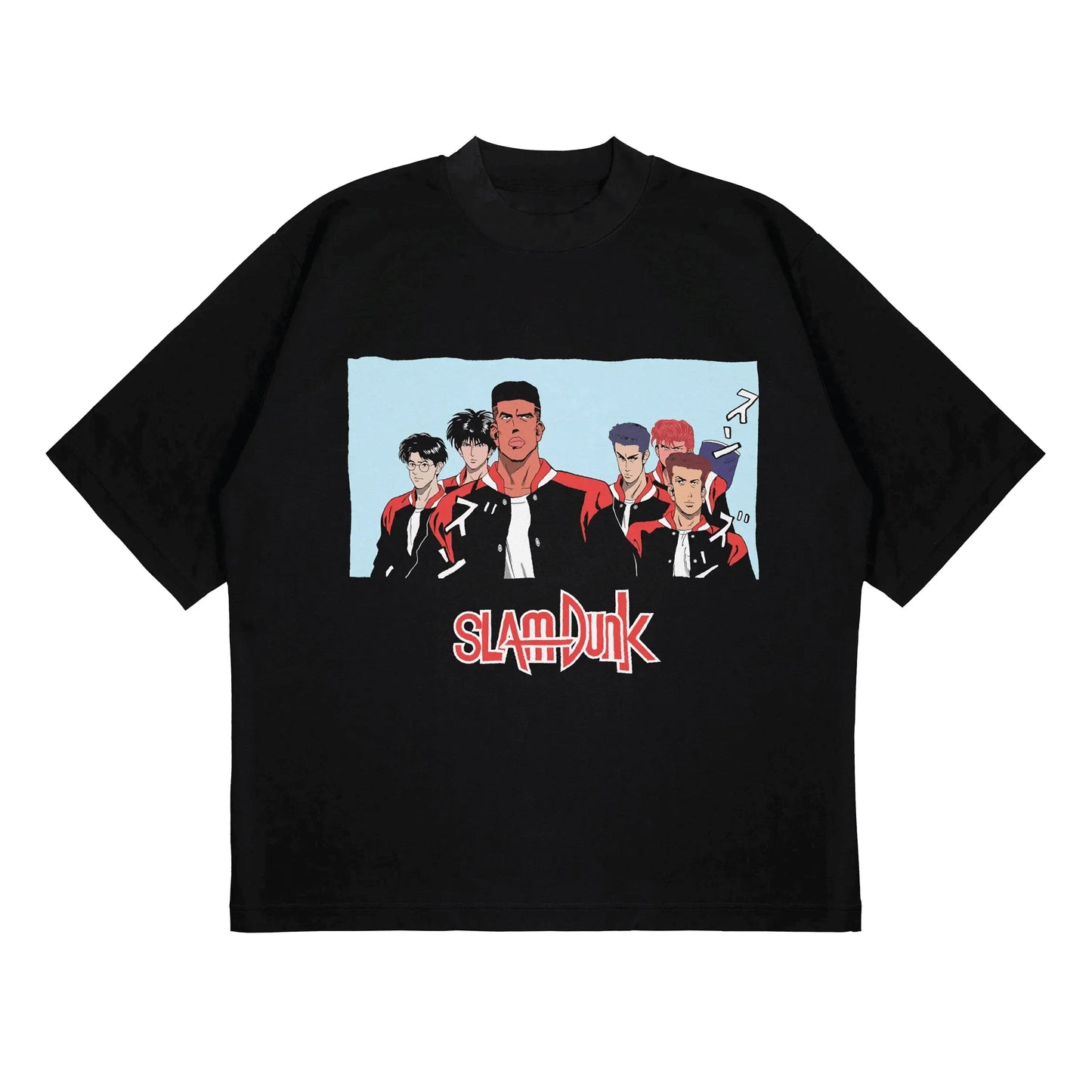 2025 Slam Dunk Oversized Tee – Anime Print