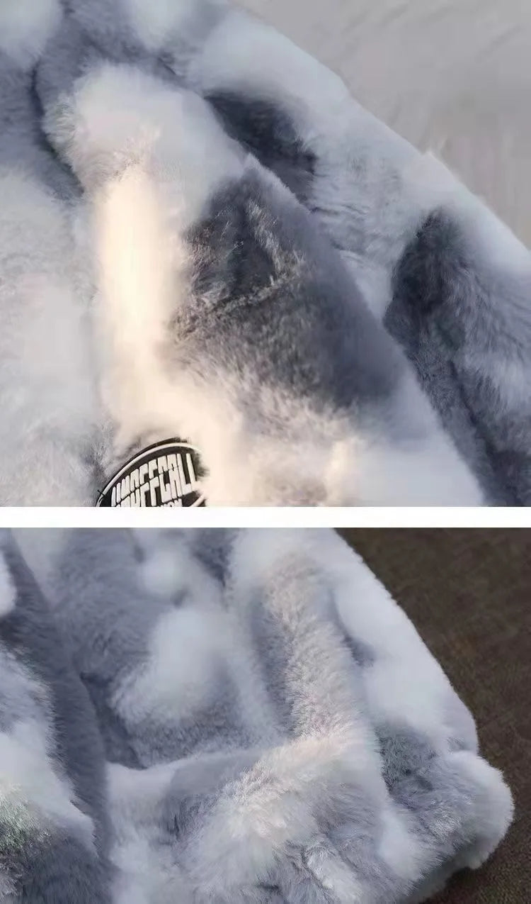 Women’s Plush Zip Jacket – Harajuku Style