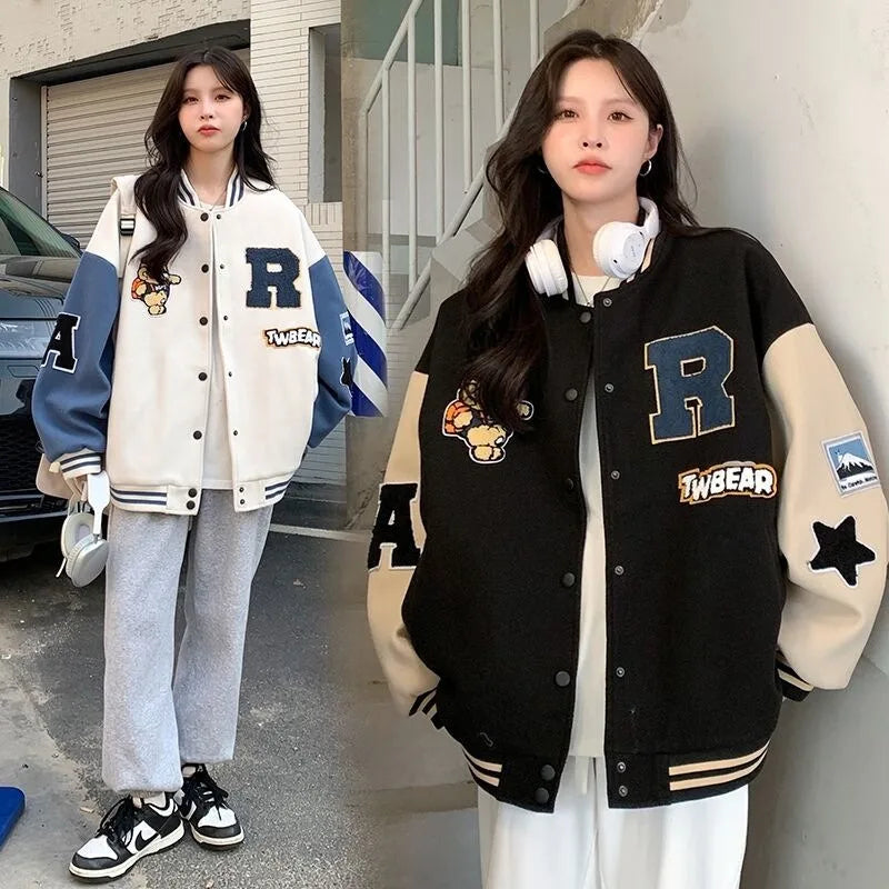 Women's Retro Varsity Jacket – Autumn/Winter