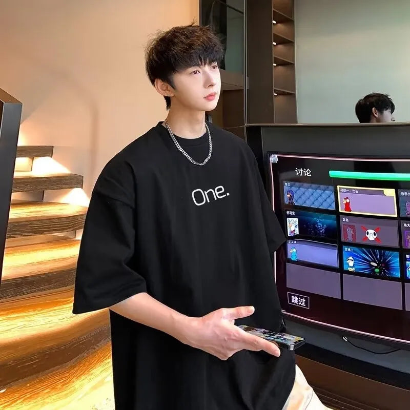 Unisex Oversized Tee – Meaningful Letter Print