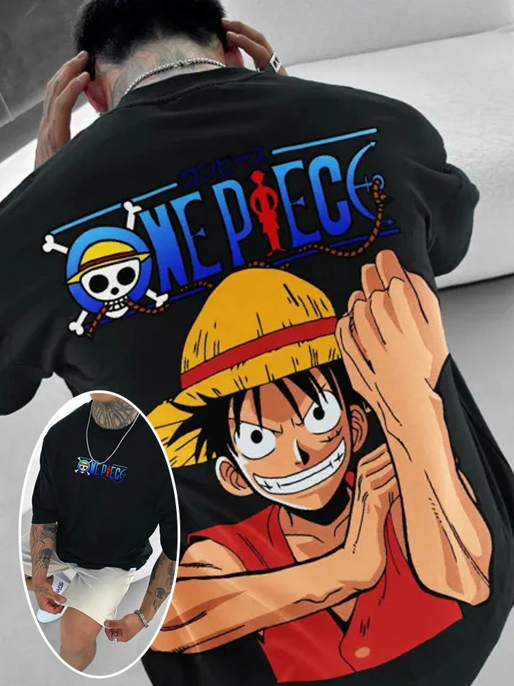 One Piece Luffy 3D Tee – Adult & Kids