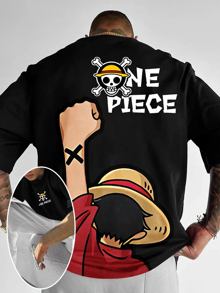 One Piece Luffy 3D Tee – Adult & Kids