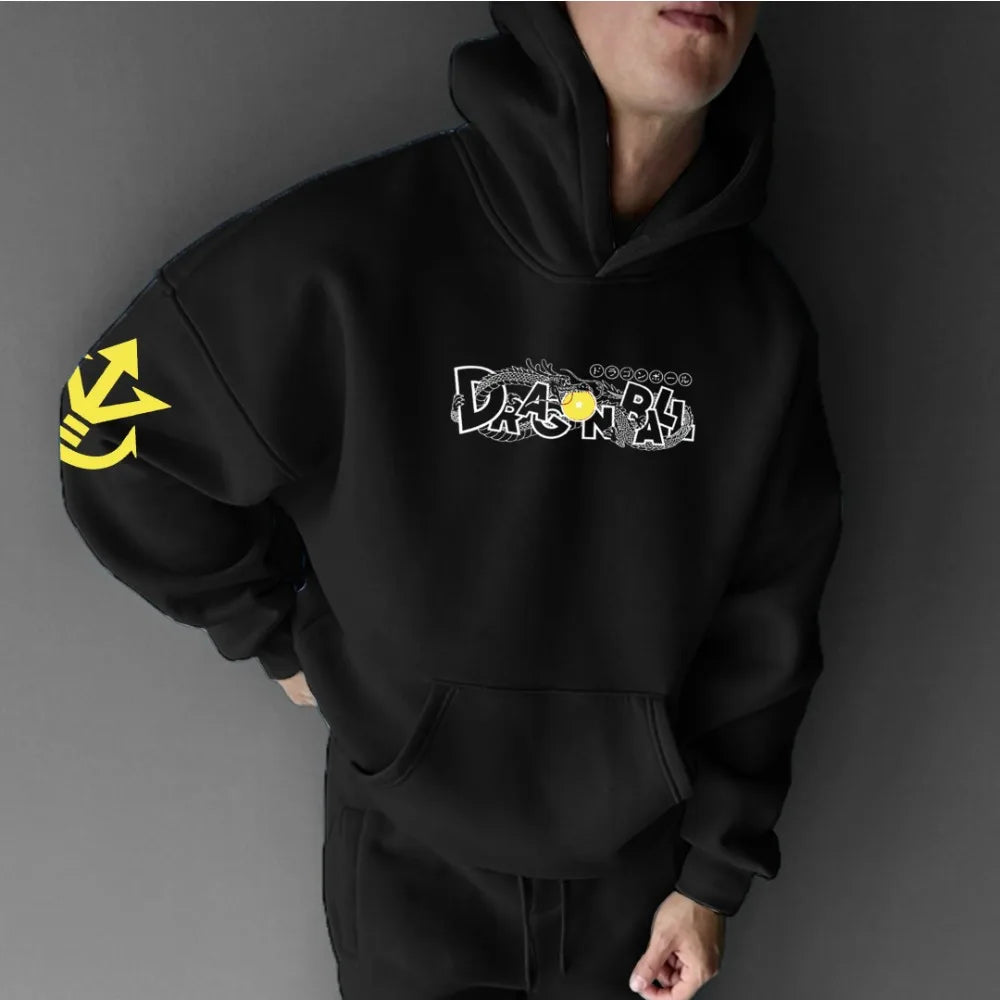 Dragon Ball Vegeta Hoodie – Oversized Anime Wear