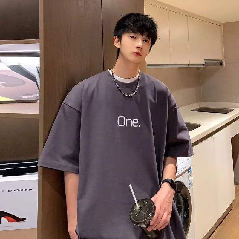 Unisex Oversized Tee – Meaningful Letter Print