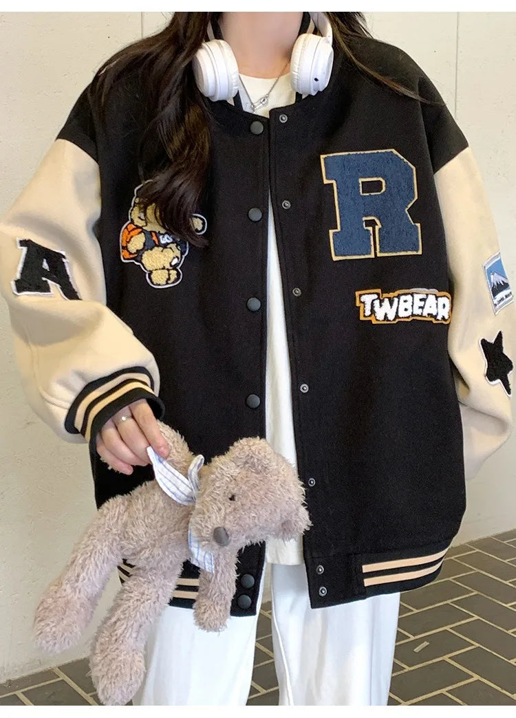 Women's Retro Varsity Jacket – Autumn/Winter