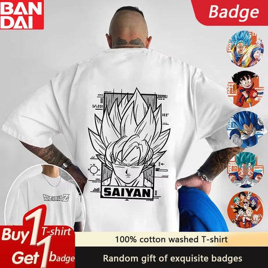 Super Saiyan Cotton T-Shirt – Casual Summer Wear