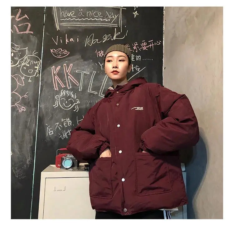 Women’s Velvet Lined Jacket – Casual & Loose Fit