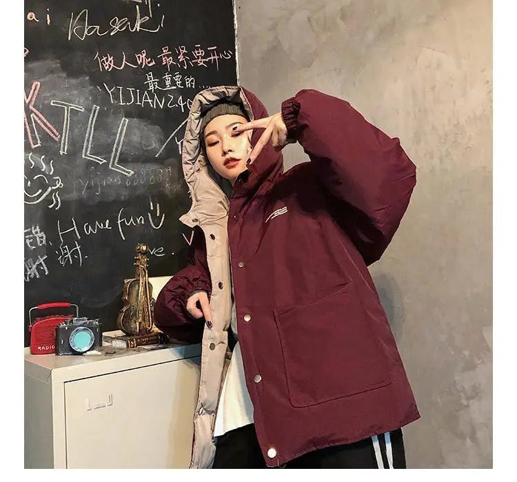 Women’s Velvet Lined Jacket – Casual & Loose Fit