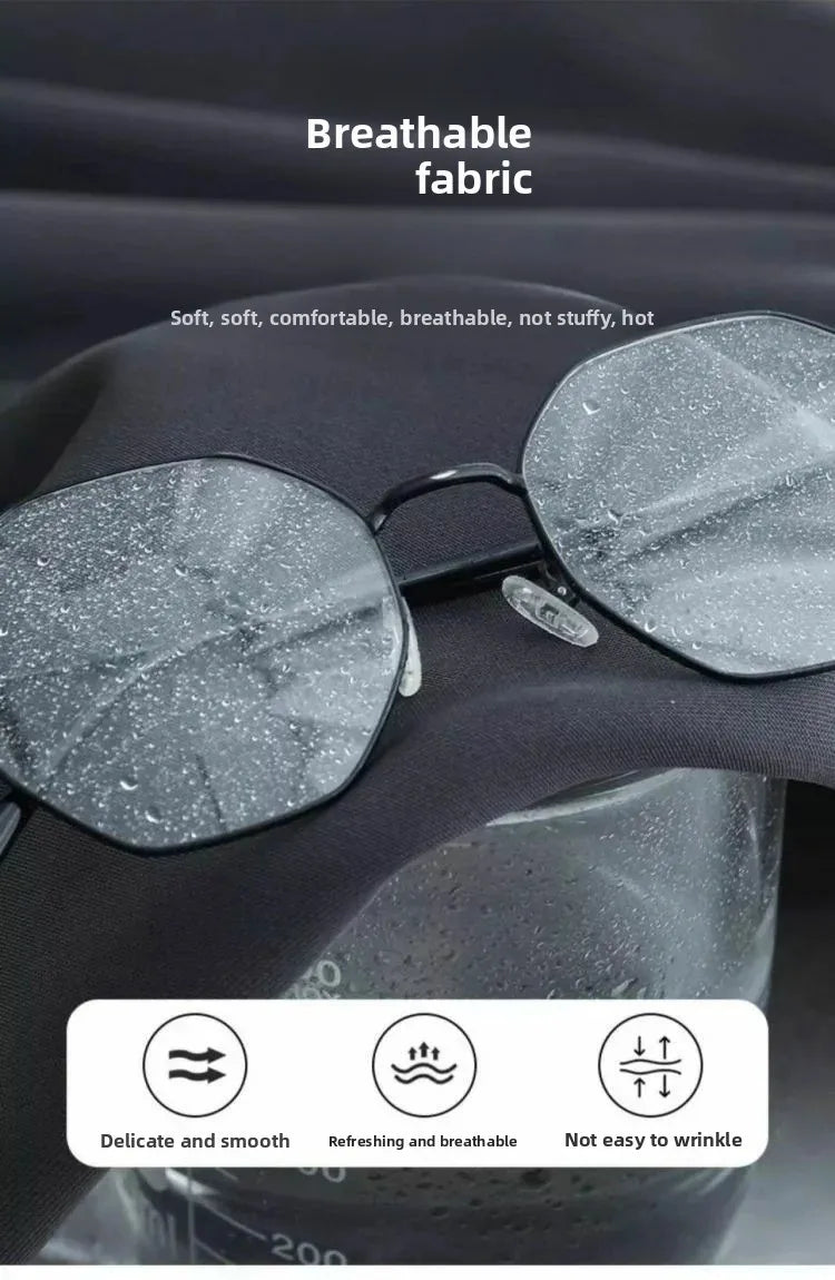 Loose Fit Summer Shorts – Ice Silk Elegance