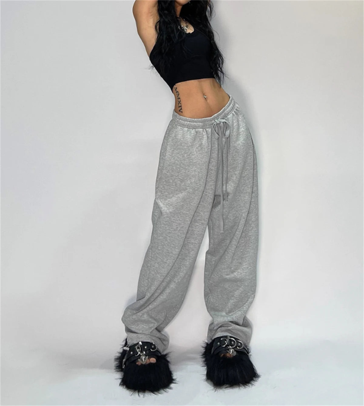 Women's High Waist Joggers – Y2K Street Style