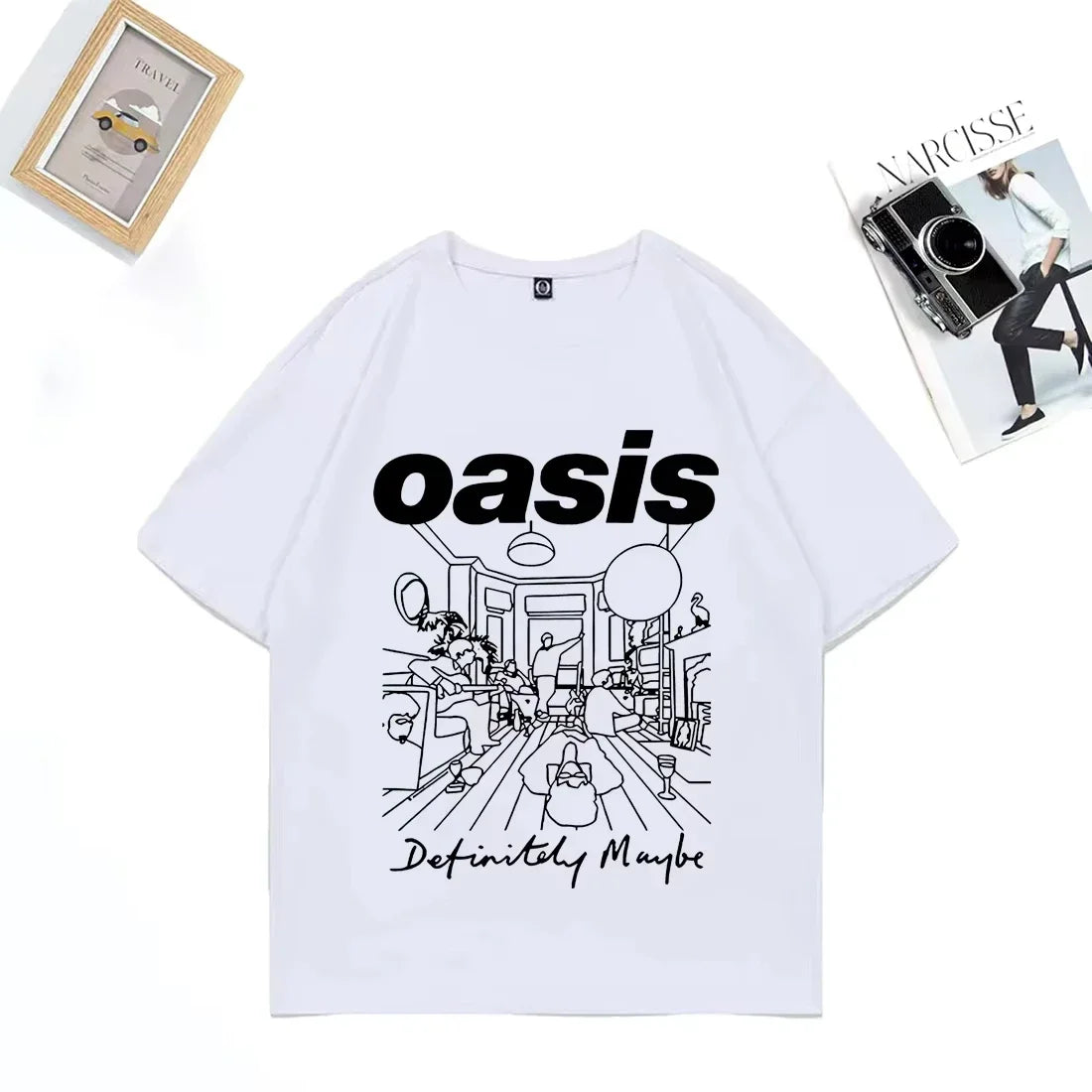 Vintage Band Oversized Tee – Retro Casual