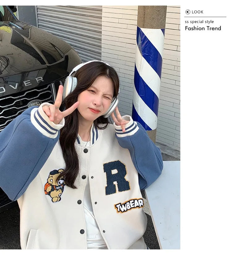 Women's Retro Varsity Jacket – Autumn/Winter