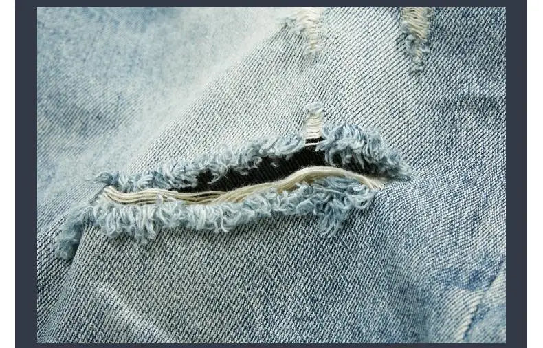 Men’s High-End Retro Denim – Loose Straight Fit