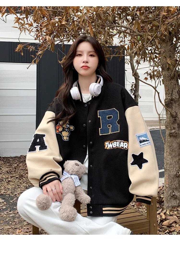 Women's Retro Varsity Jacket – Autumn/Winter