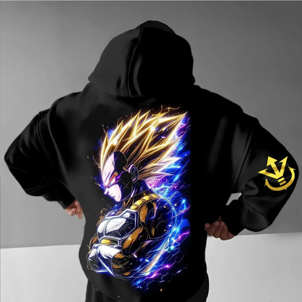 Dragon Ball Vegeta Hoodie – Oversized Anime Wear
