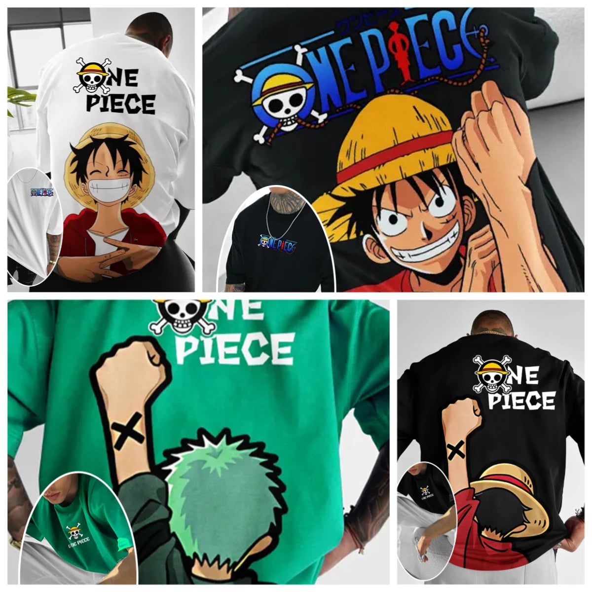 One Piece Luffy 3D Tee – Adult & Kids