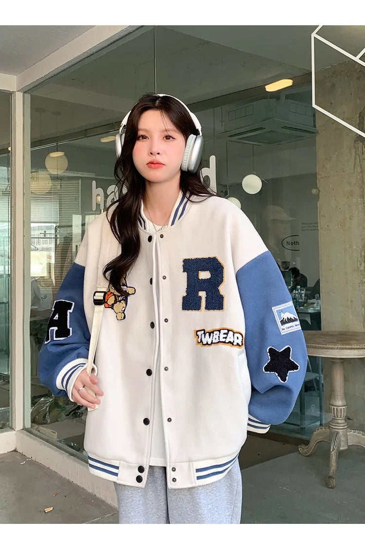 Women's Retro Varsity Jacket – Autumn/Winter