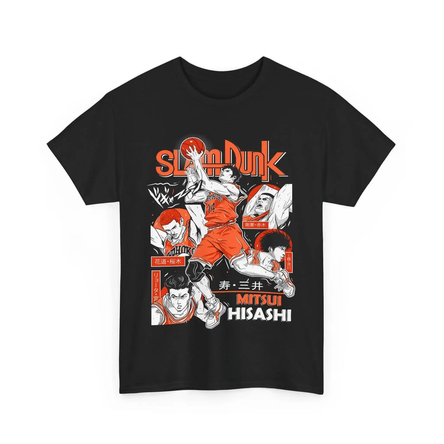 2025 Slam Dunk Oversized Tee – Anime Print