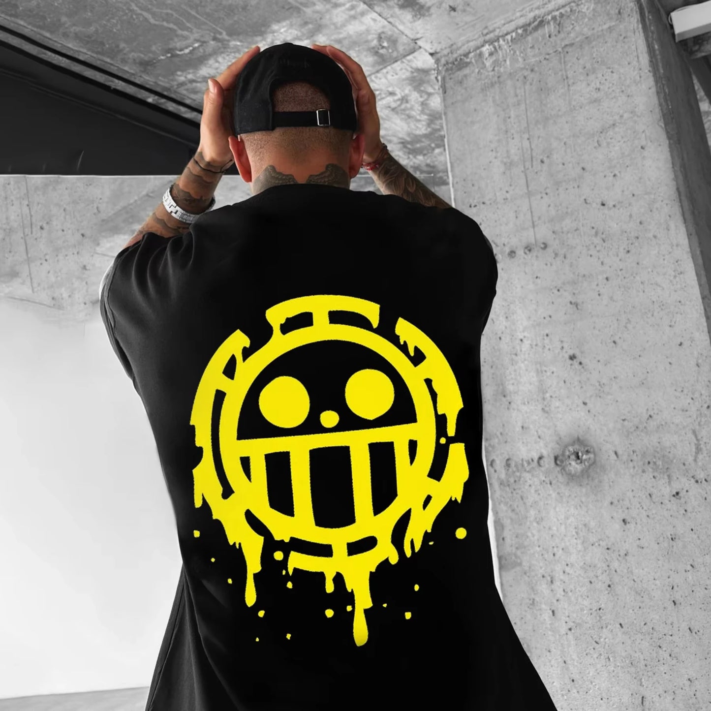 Miniso One Piece Law Oversized Tee – Summer Cotton