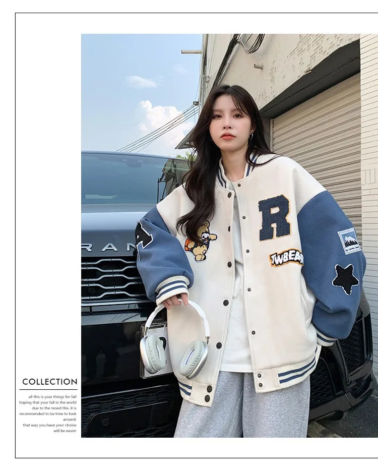 Women's Retro Varsity Jacket – Autumn/Winter
