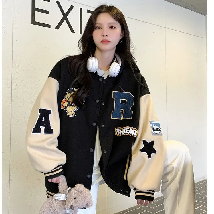 Women's Retro Varsity Jacket – Autumn/Winter