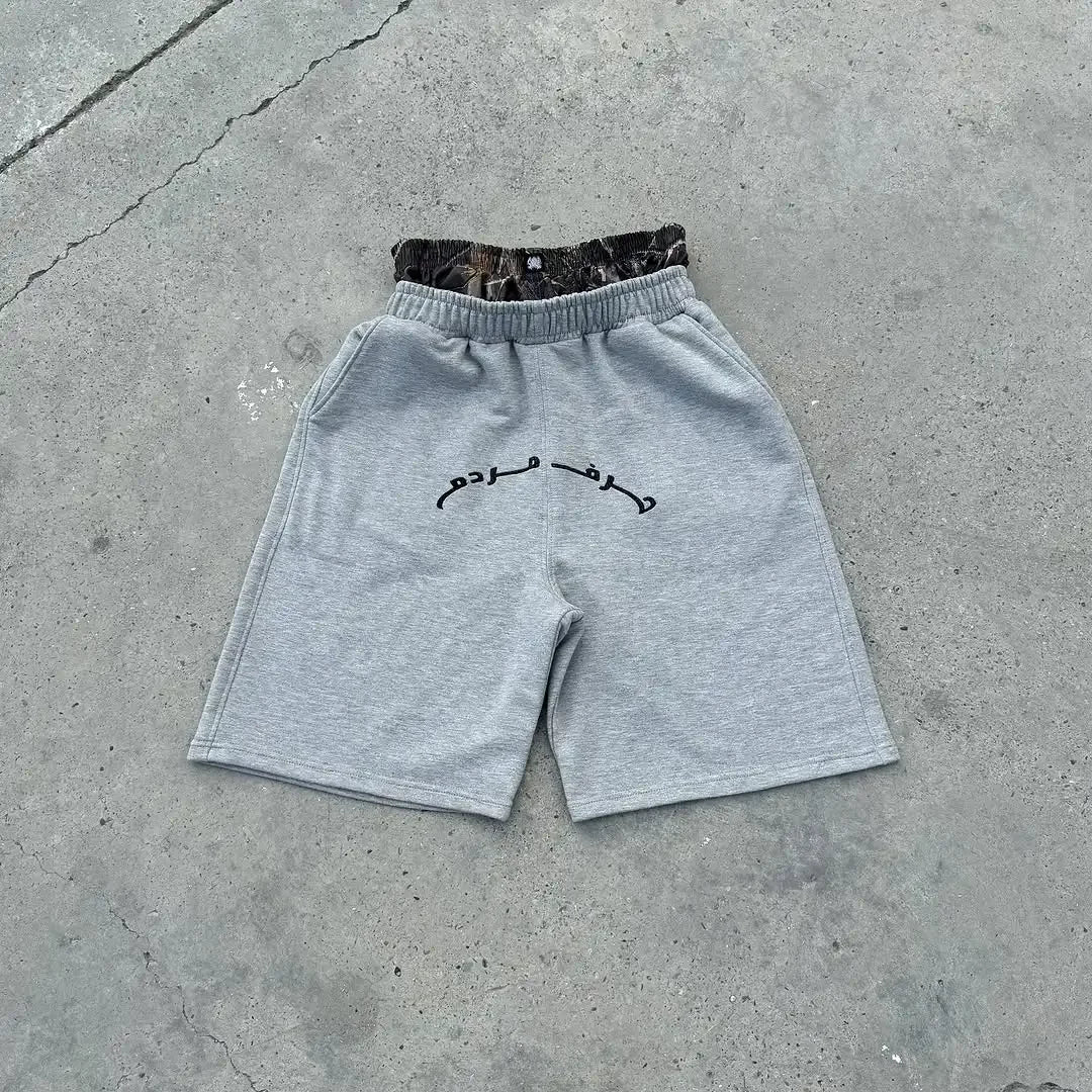 Y2K Double Waist Shorts – Harajuku Street Style