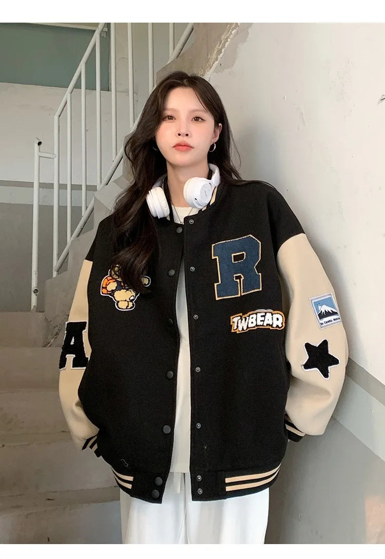 Women's Retro Varsity Jacket – Autumn/Winter