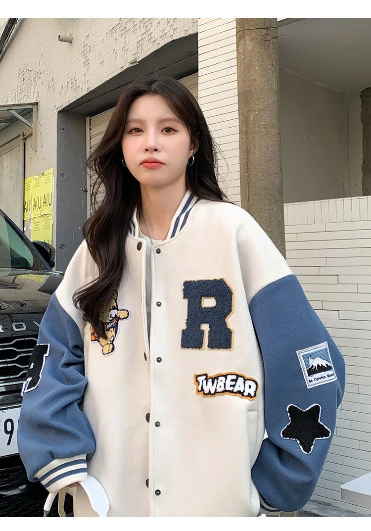 Women's Retro Varsity Jacket – Autumn/Winter