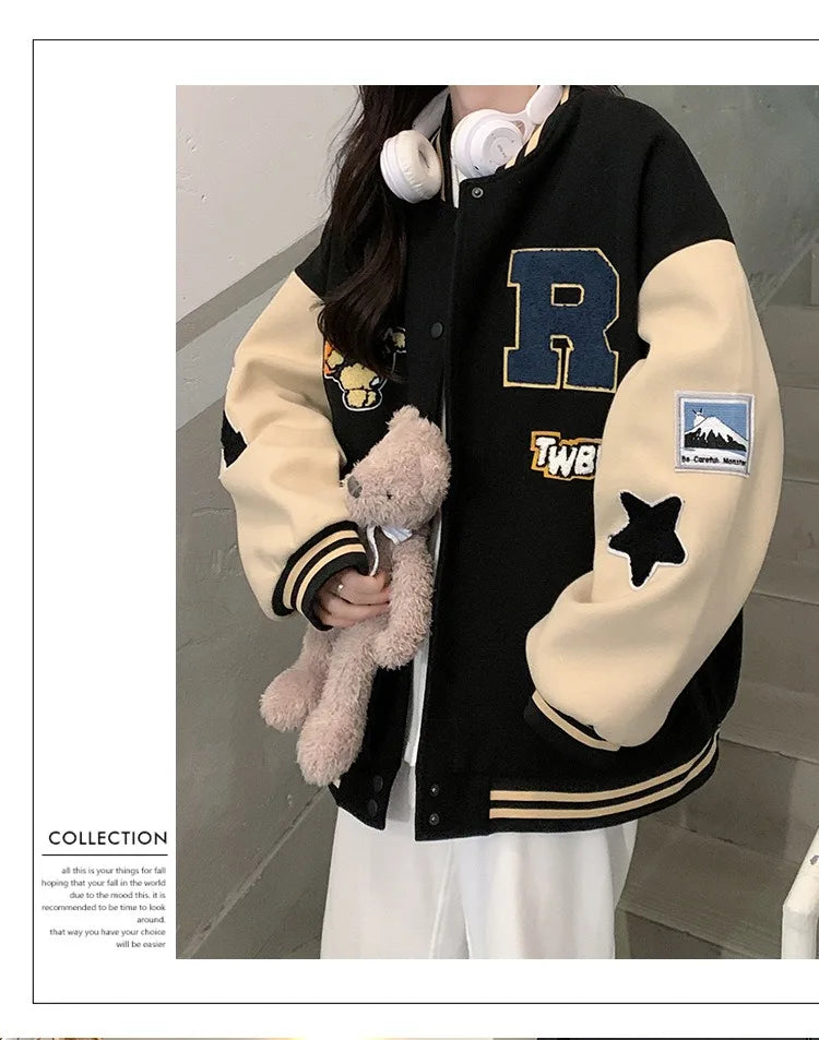 Women's Retro Varsity Jacket – Autumn/Winter