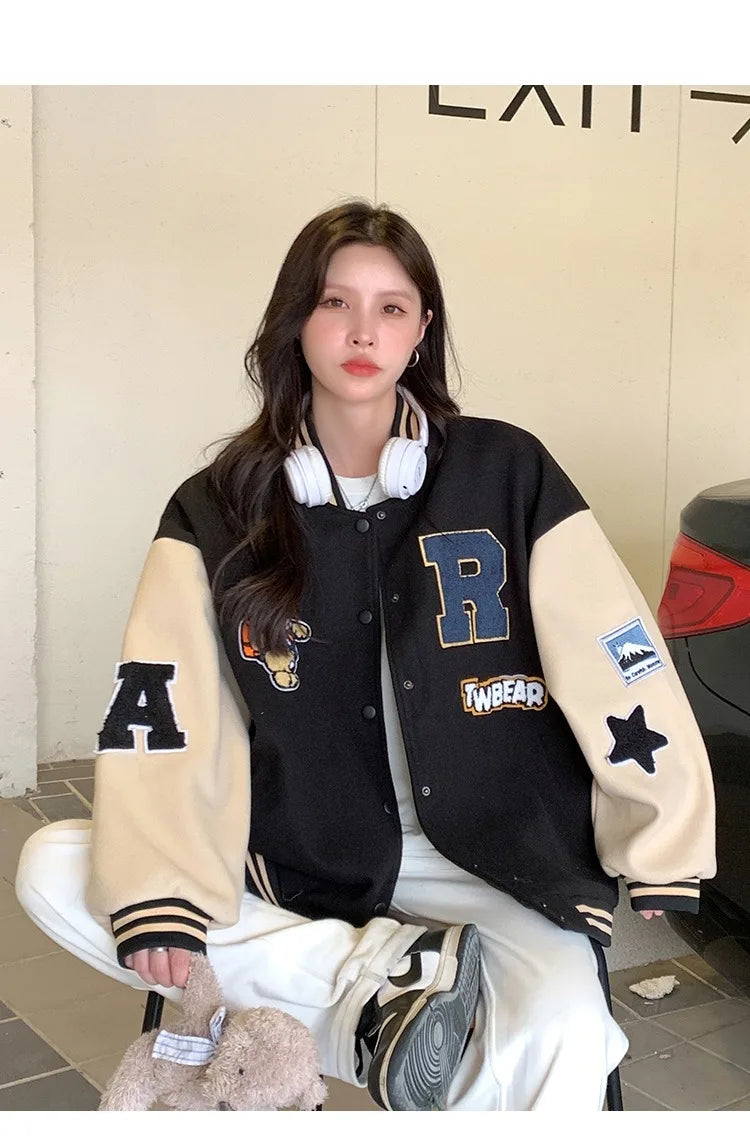 Women's Retro Varsity Jacket – Autumn/Winter