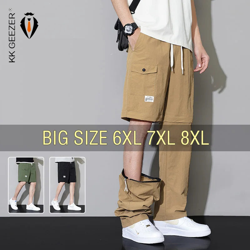 Summer Plus Size Quick-Dry Shorts – Oversized Fit