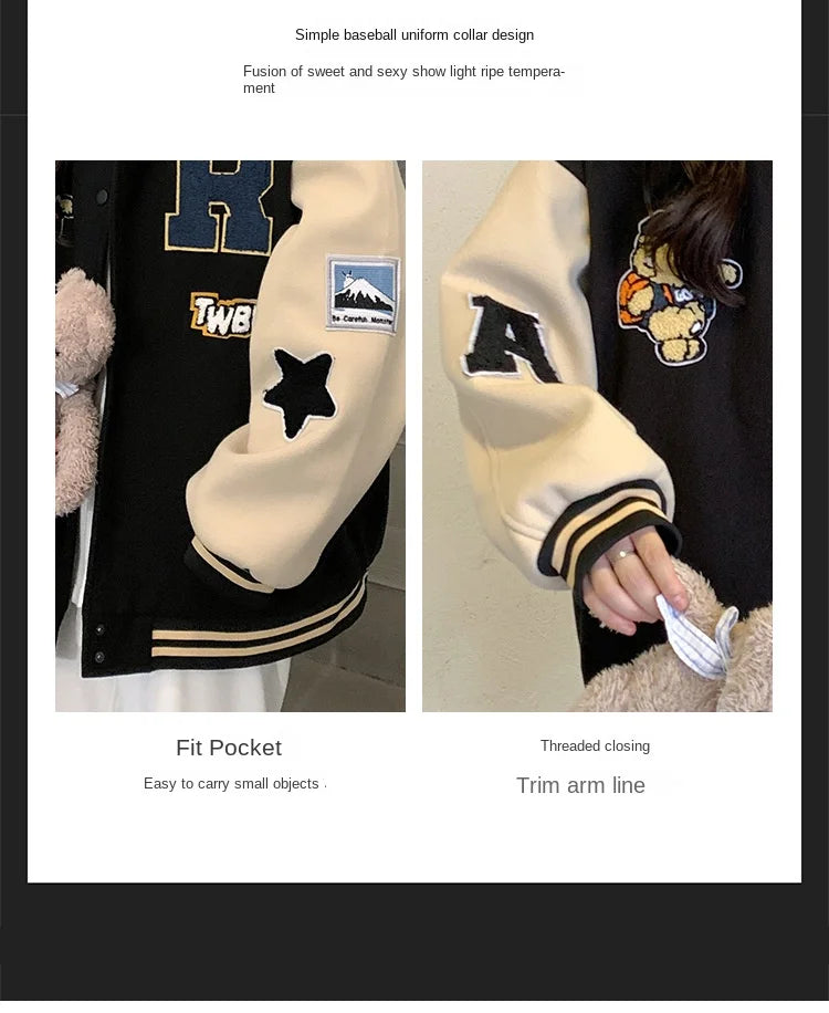 Women's Retro Varsity Jacket – Autumn/Winter
