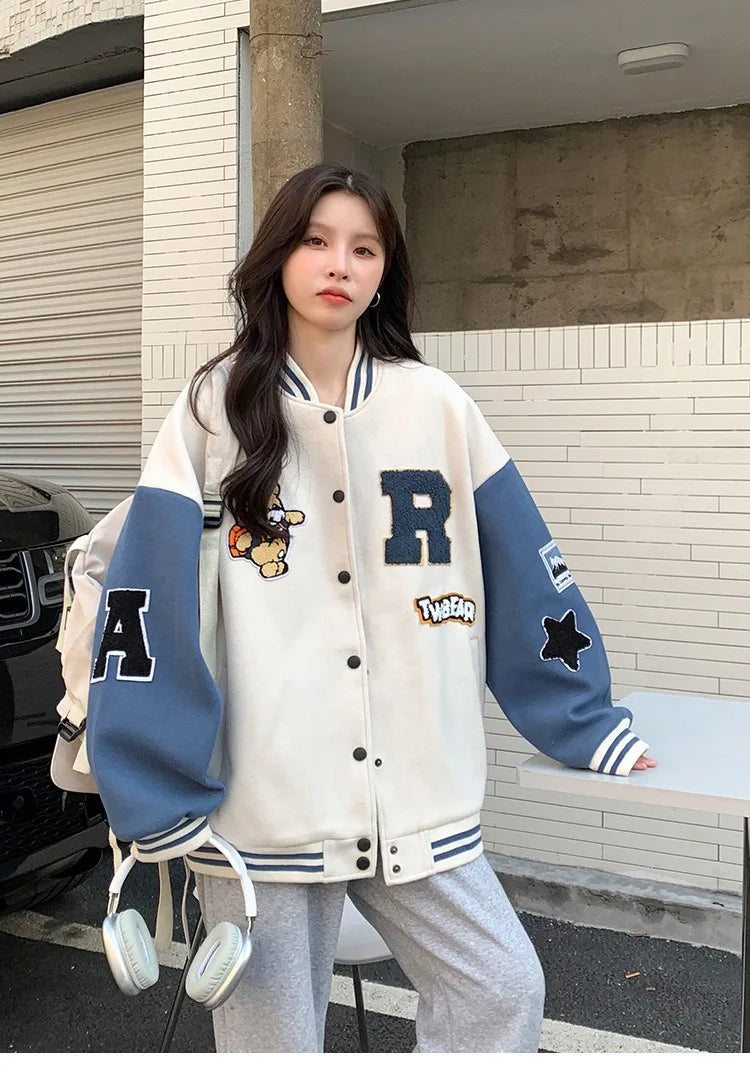 Women's Retro Varsity Jacket – Autumn/Winter